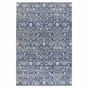 Tapis salon 120x170cm Crème, bleu Oriental