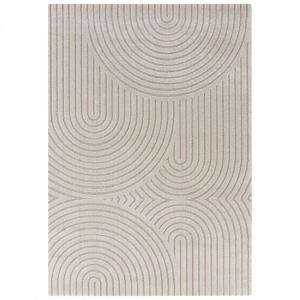 Tapis salon 120x170cm Gris clair Géométrique