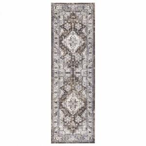 Tapis salon 120x170cm Marron, crème Oriental