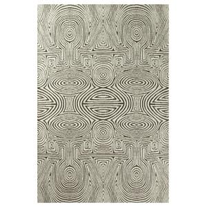 Tapis salon et chambre moderne tissé plat 140x200 cm  Blanc