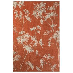 Tapis salon et chambre moderne tissé plat 140x200 cm  Rouge