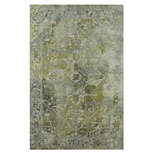 Tapis salon et chambre moderne tissé plat 140x200 cm  Vert
