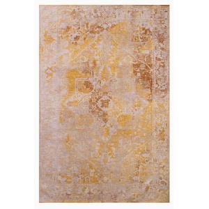 Tapis salon et chambre moderne tissé plat 170x240 cm Jaune