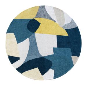 Tapis salon et chambre moderne tissé plat  240x240 cm Multi…