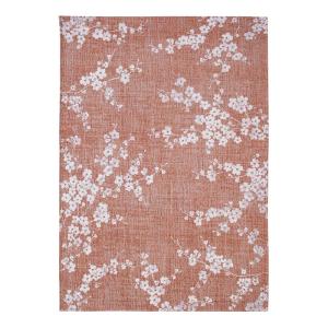 Tapis salon et chambre moderne tissé plat  280x390 cm Rose