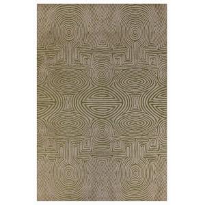 Tapis salon et chambre tissé plat 080x150 cm Vert