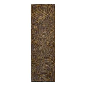 Tapis salon et chambre tissé plat 080x250 cm Marron