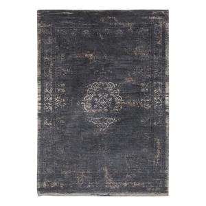 Tapis salon et chambre tissé plat 140x200 cm  Noir