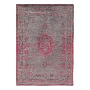 Tapis salon et chambre tissé plat 140x200 cm  Rouge