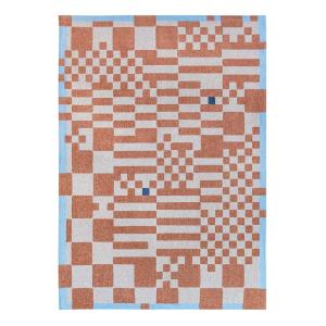 Tapis salon et chambre tissé plat 170x240 cm  Rose
