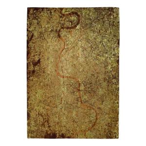 Tapis salon et chambre tissé plat  200x280 cm Vert