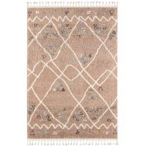Tapis salon ethnique rose  160x230 style berbere