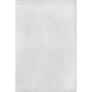Tapis salon moderne antidérapant 3D, blanc cassé, 160 x 220…