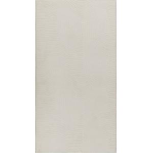 Tapis salon moderne antidérapant effet 3D, crème, 200 x 280…