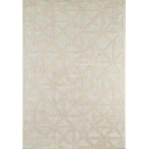 Tapis salon motif en relief crème - 120x160