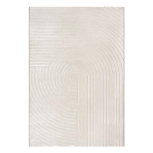 Tapis salon style moderne brillant, beige, 80 x 150 cm