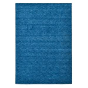 Tapis salon - tissé main - 100% laine naturelle - bleu 090x…