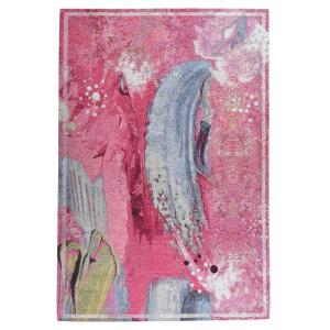 Tapis salon tissé plat - rose foncé multi 160x230 cm