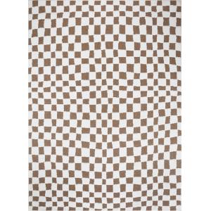 Tapis Scandinave à Carreaux Terracotta 160x213