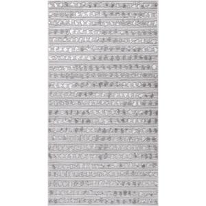 Tapis Scandinave à Pois Gris/Blanc 80x150