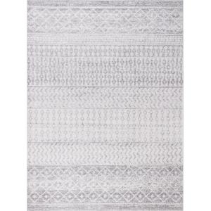 Tapis Scandinave Bohème Gris/Blanc 160x230