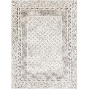 Tapis Scandinave Bohème - Gris et Beige - 200x275cm