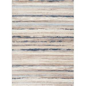 Tapis Scandinave Moderne Blanc/Gris/Bleu 140x200