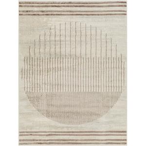 Tapis Scandinave Moderne Brun/Ivoire 200x275