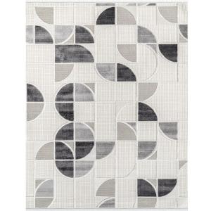 Tapis scandinave moderne gris 160x230
