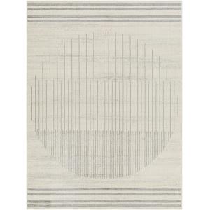 Tapis Scandinave Moderne Ivoire/Gris 160x215