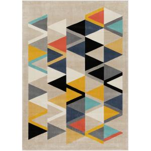 Tapis Scandinave Moderne Multicolore/Beige 160x220