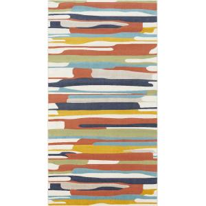 Tapis Scandinave Moderne Multicolore/Orange 80x150