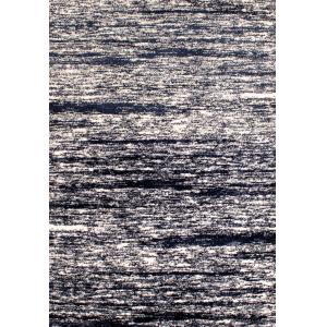 Tapis shaggy abstrait style moderne bleu - 120x160 cm