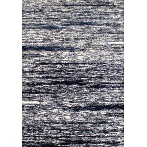Tapis shaggy abstrait style moderne bleu - 200x290 cm