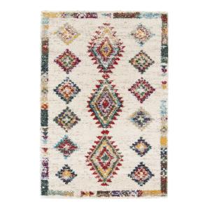 Tapis shaggy design doux et volumineux de style ethnique 12…