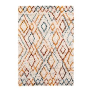 Tapis shaggy épais et doux facile à entretenir multicolore…