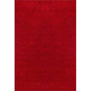 Tapis Shaggy Moderne Rouge 100x200
