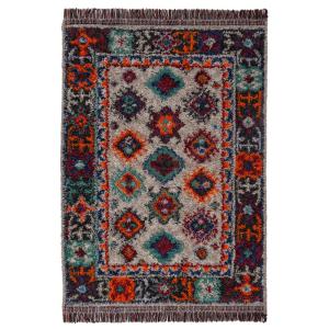 Tapis shaggy multicolore 200x300cm