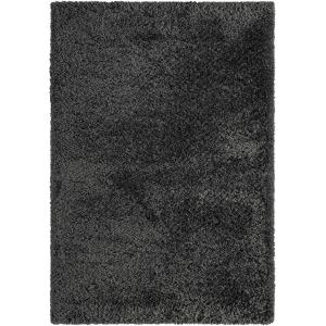 Tapis shaggy polyester recyclé, anthracite, 120 x 170 cm