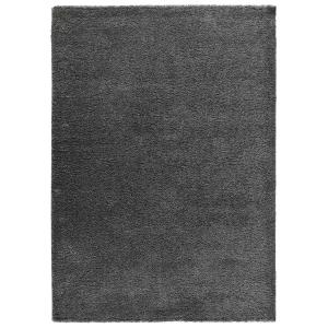 Tapis shaggy uni anthracite, 60x120 cm