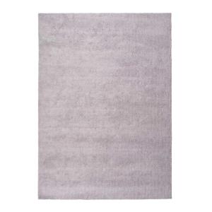 Tapis shaggy uni argent 140x200 cm