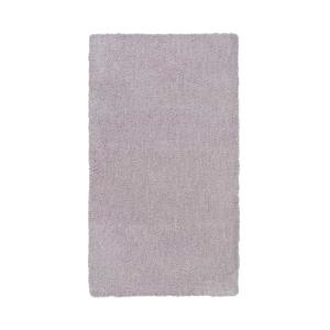 Tapis shaggy uni argent 80x150 cm