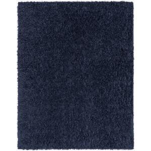 Tapis Shaggy Uni Bleu Foncé 120x180