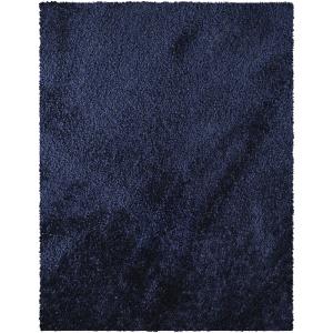 Tapis Shaggy Uni Bleu Foncé 160x213