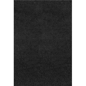 Tapis Shaggy Uni Noir 100x200