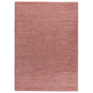 Tapis shaggy uni rose, 120x180 cm