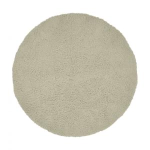 Tapis sherpa rond uni d 120 cm vert