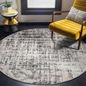 Tapis Silver / Black 122 X 122 cm