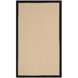 Tapis Sisal Beige/Noir 61 X 91 cm