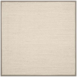 Tapis Sisal Marble / Khaki 122 X 122 cm